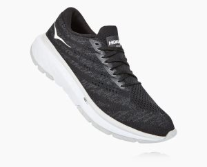 Hoka One One Women's Cavu 3 Running Shoes Black/White - AU KGOL